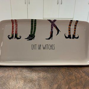 NWT Rae Dunn Eat Up Witches Serving Tray